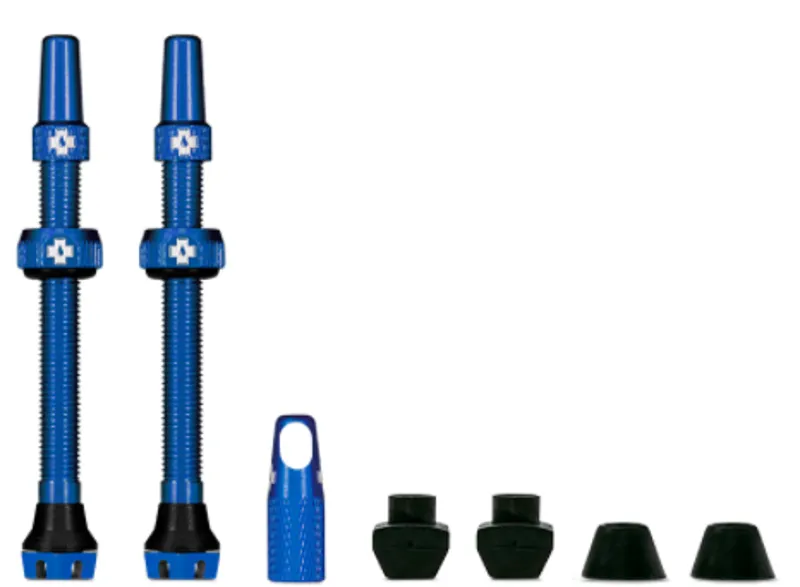 Muc Off Tubeless Valves V2 60mm Blue Aluminium